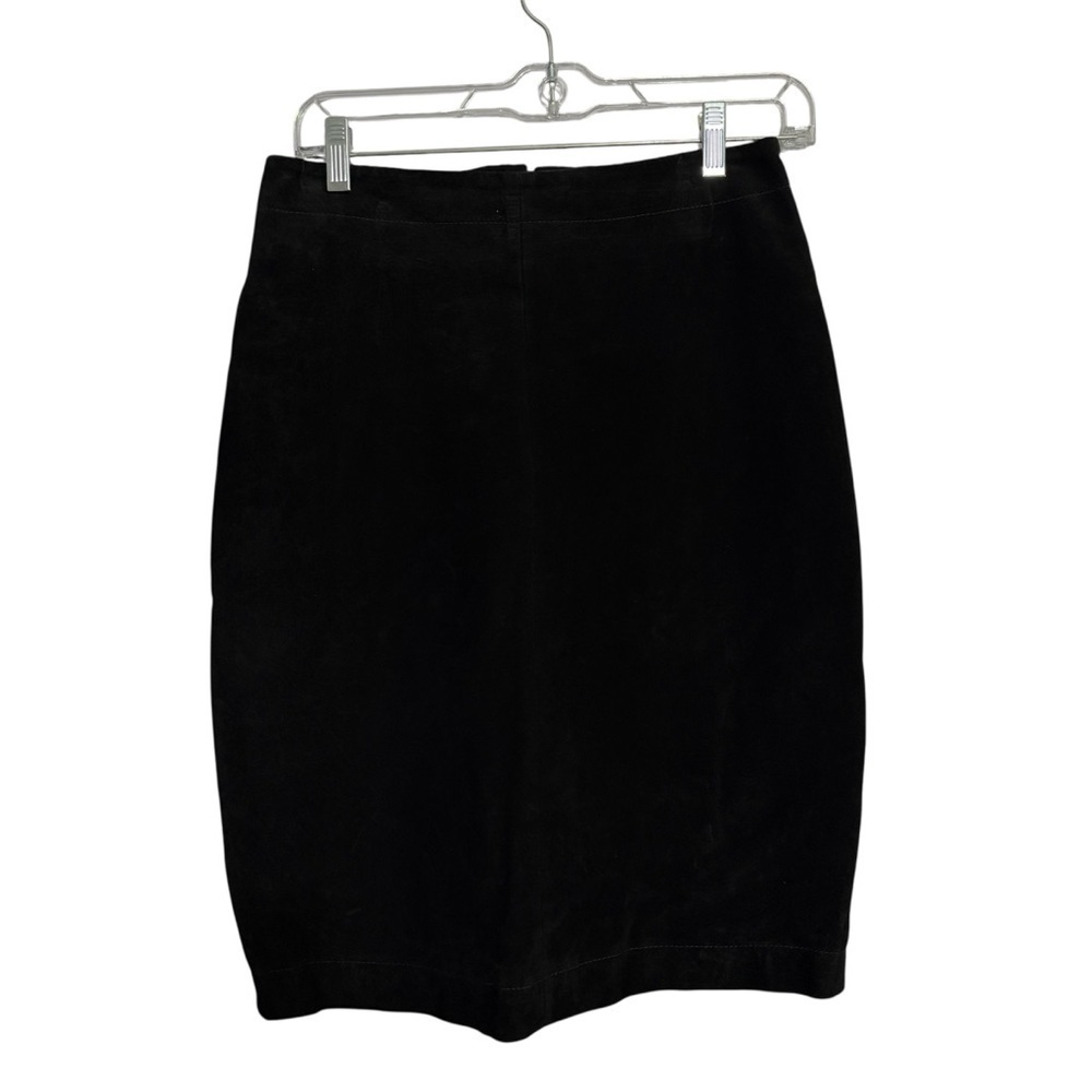 Julian K. Genuine Leather Black Pencil Skirt Women’s Size 10